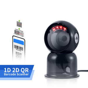 JR OEM Настольный проводной сканер Qr-кода, считыватель 2D QRCode, Всенаправленный сканер штрих-кода, сканер штрих-кода для супермаркета - Product Image 1