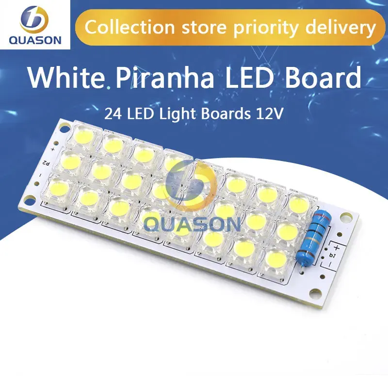 Piranha papan LED 24 LED putih Panel lampu USB Panel lampu LED hemat energi Super terang 12V