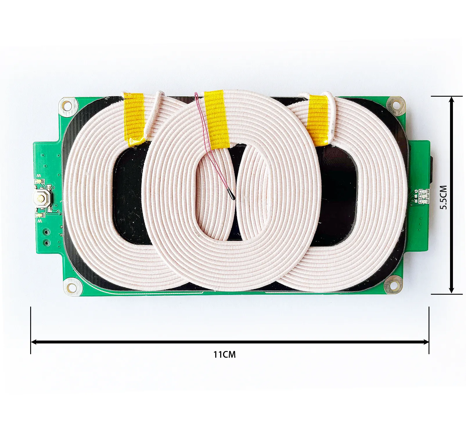 Ugreen — transmetteur de chargeur induction sans fil, à 3 bobines, circuit imprimé pcba, 10-20W