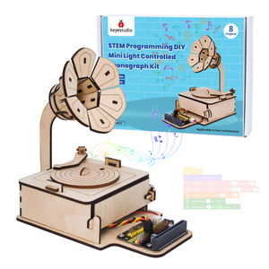 STEM Programación Serie de madera Juguetes DIY Robótica musical Kit de aprendizaje para Microbit Stem Kits de proyectos programables para estudiantes - Product Image 3