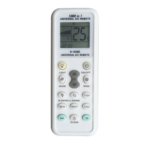 Yüksek kaliteli 1000-in-1 evrensel LED klima LCD ekran uzaktan kumanda ve ev için ışık fonksiyonu ile K-1028E A/C - Product Image 1