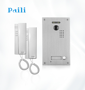 Sistema de intercomunicación de cable de 2 vías sistema de entrada de puerta de vídeo sistema de intercomunicación de teléfono de puerta de audio de apartamento