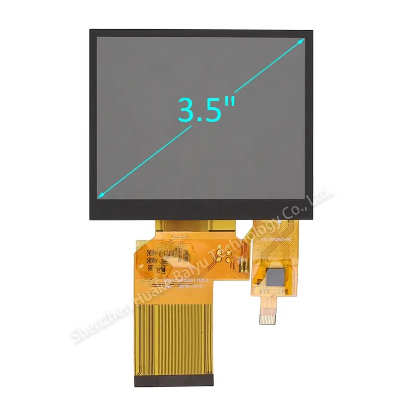 3.5 "IPS LCD 320x240マルチタッチTFTモジュール3.5インチIPS容量性タッチスクリーンディスプレイ、カバーレンズサポートのカスタマイズ