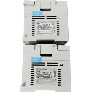 100% מותג יפני 16 כניסה 16 פלט AC100-240V FX3U-32MR/ES-A יחידה בסיסית מסדרת F דגמי יוקרה פלט ממסר PLC