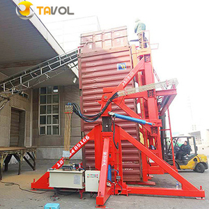 Máquina de carga de Material a granel para planta de cemento, dispositivo inclinador de contenedor de 180 grados y 20 pies de alta calidad de dos vías, carga rápida - Product Image 1