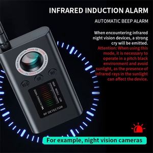 Detector de señal antiinalámbrico de mano para cámaras ocultas, Mini dispositivos GPS para coche, dispositivos de búsqueda por infrarrojos, sistemas de alarma
