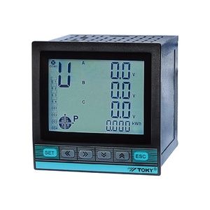 TOKY High Accuracy Industrial 4 Loops Switch <strong>Input</strong> 2 Alarms Output <strong>Digital</strong> Display Power Meters - Product Image 1
