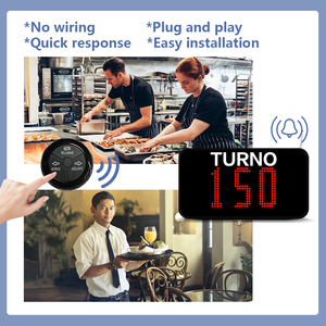 Hệ thống quản lý hàng đợi không dây hiệu quả thức ăn nhanh lấy một máy số turno O Matic với nút điều khiển nhà hàng bệnh viện - Product Image 4