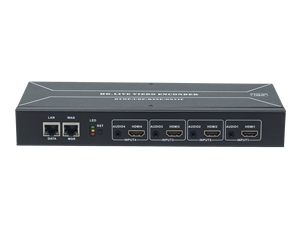 U520S H.264 4 Channels HDMI 1080P 60FPS <strong>Encoder</strong> Support SRT RTMP RTMPS RTSP HTTP for IPTV Live <strong>Streaming</strong>
