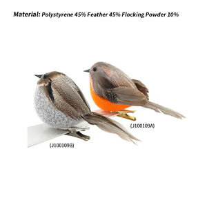 New Red Faux Chim Lông Nhân Tạo Birdie Cây Giáng Sinh Trang Phục Vai Xmas Trang Trí Hiện Đại Nhà Đảng Trang Trí Nội Thất Trang Trí - Product Image 5