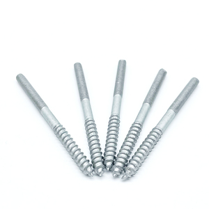 M6 M8 móc áo Bolt Gỗ Để kim loại đôi đầu tự khai thác đôi kết thúc chốt vít - Product Image 1