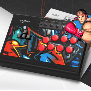 PXN X8 Arcade Stick - Fight Stick Joystick with Turbo and Green Axis Mechanical Buttons Game Controller Joystick for <strong>Xbox</strong> One - Product Image 1