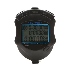 Timer conto alla rovescia registra 10 memorie contatore Tally e orologio calendario con allarme per allenatori e arbitri cronometro sportivo - Product Image 1