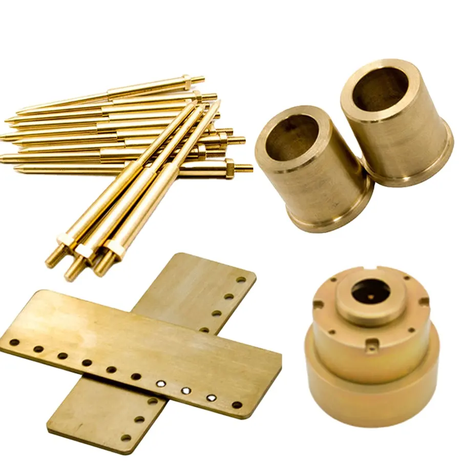 Procesamiento de productos de cobre CNC, personalización de piezas de maquinaria de precisión de hardware no estándar
