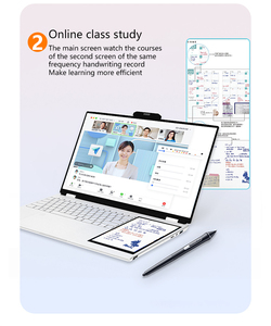 Profession eller 15,6 Zoll 7 Zoll LCD Dual-Screen-Laptop-Kern i7 11 Generation Touchscreen Notebook DDR4 16GB Laptops Computer - Product Image 6