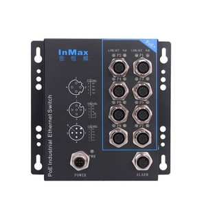 InMax Manufacturer M12 <strong>Switch</strong> Metro Bus Vehicle Shipping Subway Railway Industrial PoE <strong>Switch</strong> M12 PoE <strong>Switch</strong> - Product Image 1