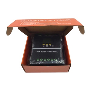 Контроллер солнечного заряда с ЖК-дисплеем, двойной USB MPPT PWM 100a 12v 24v 36v 48v Солнечное Pv зарядное устройство 60a системное Напряжение 12v/24v - Product Image 5