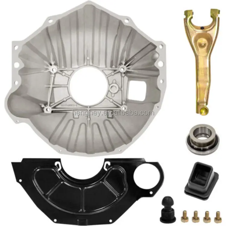 Hengney Auto Parts 3899621 Bellhousing Kit con cubierta de cojinete de horquilla y más 11 para Chevrolet CAMARO 1973 pieza de motor