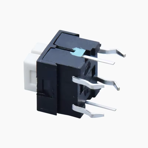 Usbrr aydınlatmalı taktlı anahtarlar 8X8 dikey 8*8*8.5 RGB ışık ile LED 6 Pin basmalı düğme anahtarı ile dokunsal anahtarı - Product Image 4