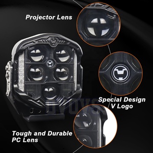 OVOVS otomatik aydınlatma sistemleri 12V 24V Cob Led çalışma ışığı ile yüksek düşük işın arka plan Jeep Chevy BMW Cadillac ATS-L - Product Image 4