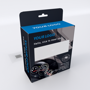<strong>Display</strong> Boxes Clear <strong>Window</strong> Retail Hanging Packaging Matte Black Folding Cardboard Hang Tab Paper <strong>Box</strong> <strong>With</strong> <strong>Custom</strong> Logo Printing - Product Image 6