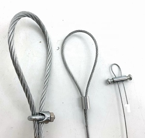 Nhiều lựa chọn dây thép dây Cáp kẹp cho vòng dây dây Clip có thể điều chỉnh cáp vòng kẹp dây cáp ferrule điều chỉnh - Product Image 4