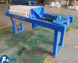 Elma suyu filtration syonu için küçük manuel tip filtre presi