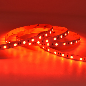 הנמכר ביותר dc <span class=keywords><strong>24v</strong></span> 10w smd 5050 הוביל רצועה אור 60 נדלק/m מחרוזות אור עם שלט רחוק