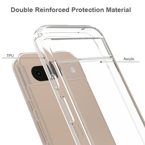 Google Pixel 9 ProXLスリム携帯電話用透明電話ケースGooglePixel 9/9pro用クリアソフトカバー - Product Image 4