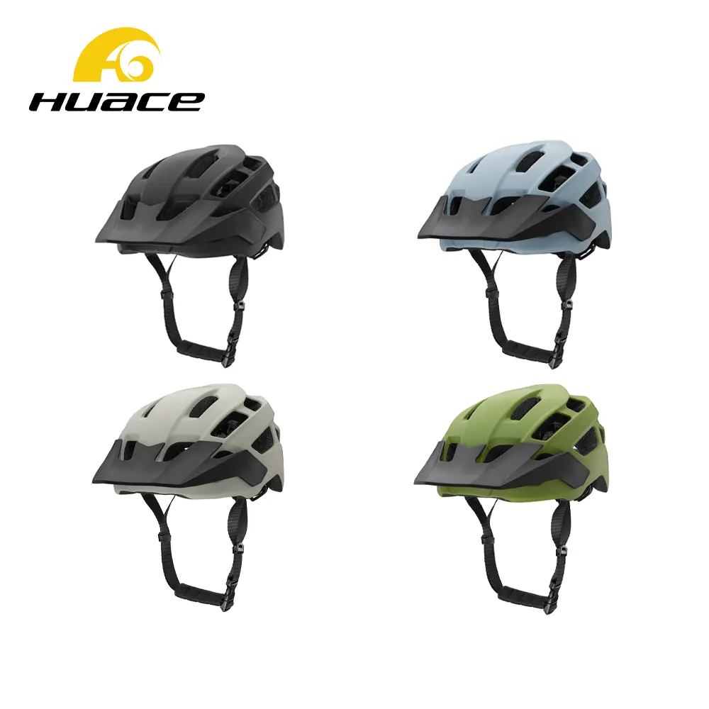หมวกนิรภัยขี่จักรยานได้รับการรับรองจาก Huace CE หมวกกันน็อคจักรยานเสือภูเขาแบบปรับได้หมวกกันน็อกจักรยานเสือภูเขาน้ำหนักเบาได้รับการออกแบบ