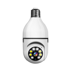 E27 Full HD Smart IP Camera di visione notturna per la casa interna di sicurezza Wireless sensore di mos supporta la scheda di memoria Mini umano di tracciamento CCTV - Product Image 1