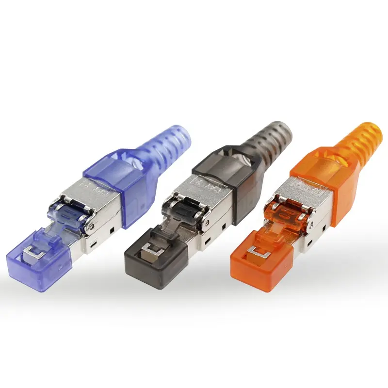 Stp Afgeschermde Rj45 Gereedschapsloze Connector Gereedschapsvrije Cat7-veldverbinding Modulaire Plug