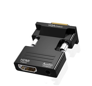 HD to VGA Adapter HD to VGA <strong>Audio</strong> <strong>Output</strong> Cable <strong>Computer</strong> Set-top Box Converter Connector Adapter