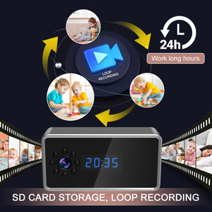 Z21时钟2MP 1080P高清时间显示时钟Wifi摄像机Ip安全夜视运动检测微型时钟摄像机 - Product Image 6