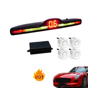 Universal Car Rear Parking <strong>Sensor</strong> Car <strong>Reverse</strong> Backup Radar Kit Car Reversing Aid Rear Park <strong>System</strong> with 4 Parking <strong>Sensors</strong> 18-22MM - Product Image 1
