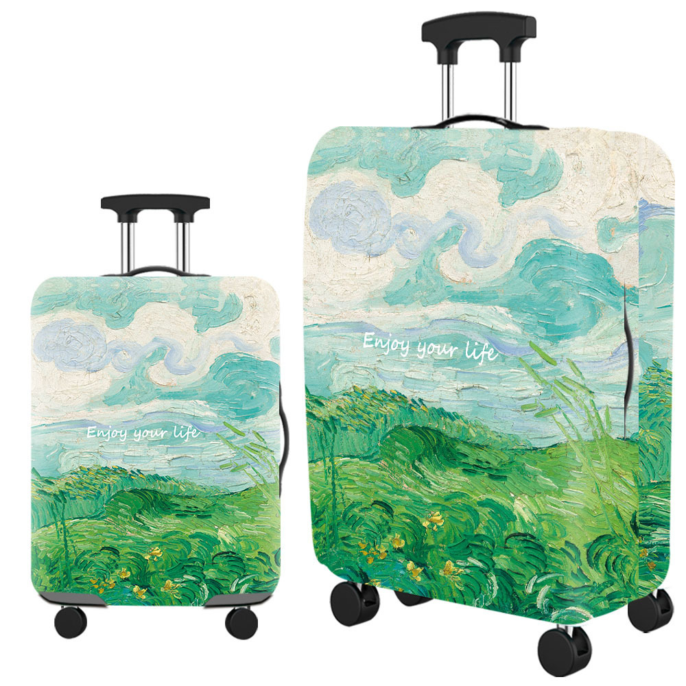 Pintura al óleo espacio verde