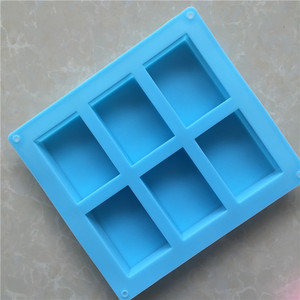 Wholesale Non-stick <strong>Easy</strong> to Demold 6 Cavity Silicone Rectangular <strong>Soap</strong> Mold Cake Mould for Handmade <strong>Soap</strong> <strong>Making</strong> - Product Image 4