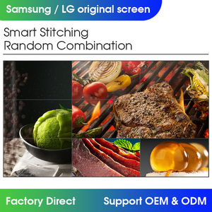 Dikişsiz videowall matrices 4K 55 65 inç ekleme ekranları led aydınlatmalı monte 2x2 kontrol lcd reklam dijital ekran duvar - Product Image 6