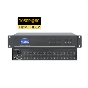 工厂16进32出视频矩阵开关1080p机架安装HDCP 1.3 16X32视频矩阵切换器，带IP控制器和应用程序 - Product Image 6
