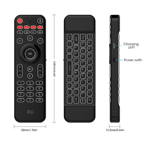 Control Remoto Portátil de alta calidad 2,4 GHz Mini teclado inalámbrico Voice Ir Remote Smart Keyboard Switches - Product Image 2
