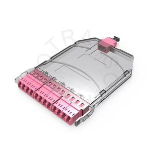 Panel de conexión de fibra óptica 1U ODF de 19 pulgadas con casetes ópticos MPO MTP de 144 núcleos, para red FTTH capacidad de 24, 12 Uds. - Product Image 1