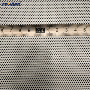 Kiến trúc hiện đại đục lỗ kim loại tấm bảng điều khiển thông gió công nghiệp chống ăn mòn Trần Acoustic điều trị vật liệu - Product Image 5