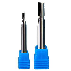 Off-The-SHELF kim cương phay Cutter PCD đơn và đôi lưỡi phẳng đáy nổi bật bên và dưới NC phay công cụ - Product Image 5