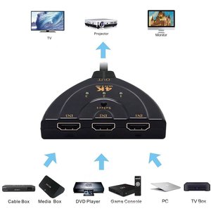 PINWEI <strong>3</strong> Ports Pigtail <strong>Video</strong> <strong>Switch</strong> 4K 3X1 HDMI <strong>Switch</strong> <strong>3</strong> <strong>Input</strong> <strong>1</strong> <strong>Output</strong> <strong>Video</strong> <strong>Switch</strong> 1080P for DVD HDTV Xbox PS3 PS4 - Product Image 5
