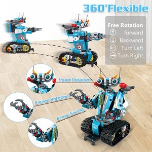 Panlos 675001 RC araba Robot oyuncaklar araç 701 adet yapı taşı programlanabilir bina kiti oyuncak eğitim STEM oyuncaklar çocuklar için - Product Image 6