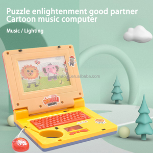 Neuankömmling Computer Spielzeug Laptop LED-Bildschirm Kinder Kinder Pädagogische Früher ziehung Spielzeug Lernmaschine Mit Tastatur