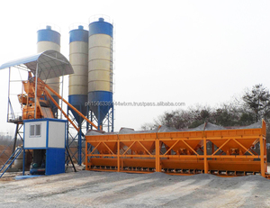25 35 50 75 CBM Per jam siap campuran beton Batching tanaman dengan Skip <span class=keywords><strong>Hoist</strong></span> pengiriman agregat - Product Image 4