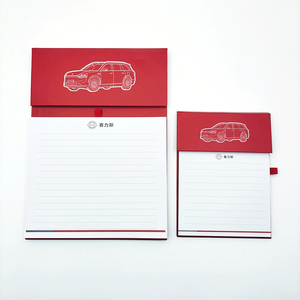 Bloc de notas de tapa dura al por mayor, juego de pegatinas de índice, papel de notas en blanco reciclable ecológico, Bloc de notas personalizado A5 A4 - Product Image 1