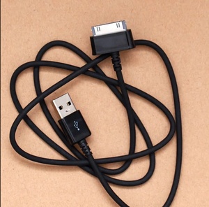 Orijinal OEM 30 pin bağlantı kablosu Samsung Galaxy Tab P1000 1m siyah renk P1000 tablet kablo charging şarj ve veri senkronizasyonu - Product Image 5