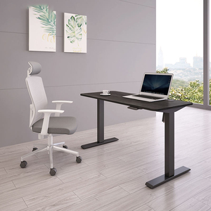 Moderno semplice elettrico tavolo di sollevamento intelligente in metallo regolabile Computer in piedi scrivania di casa Desktop comodo ufficio a casa - Product Image 1